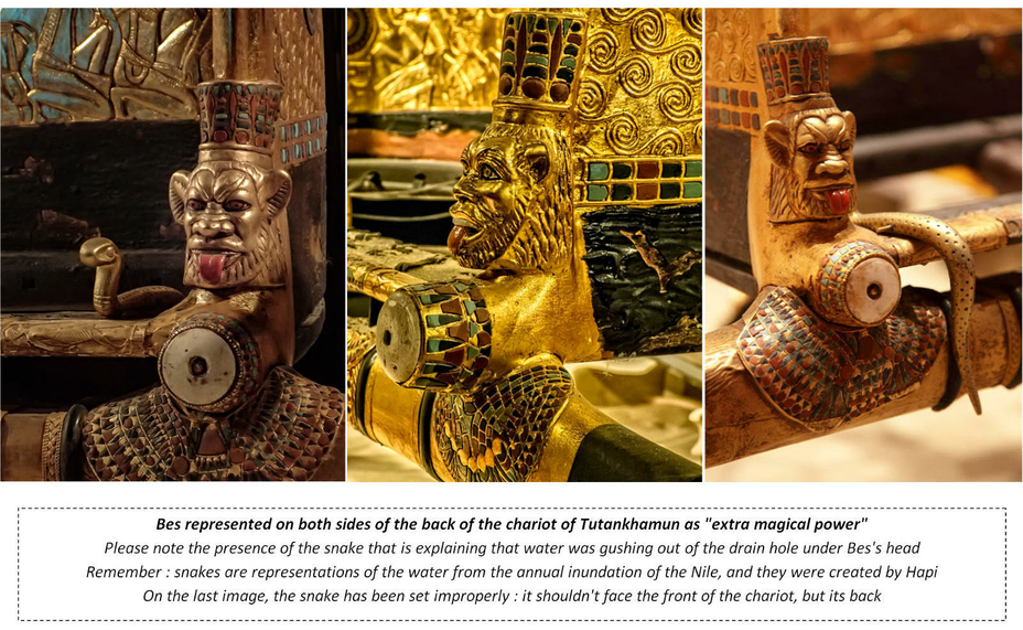 Tutankhamun King Tut State Racing Chariots Ferrari Protective God Bes Chilbirth Ancient Egypt